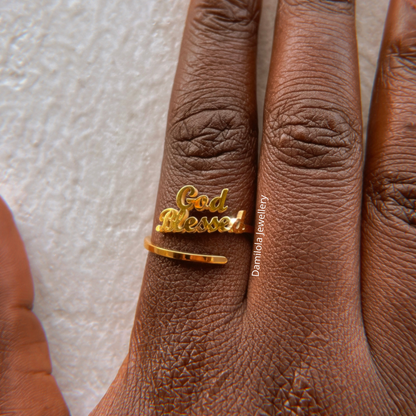 ‘God Blessed’ Ring